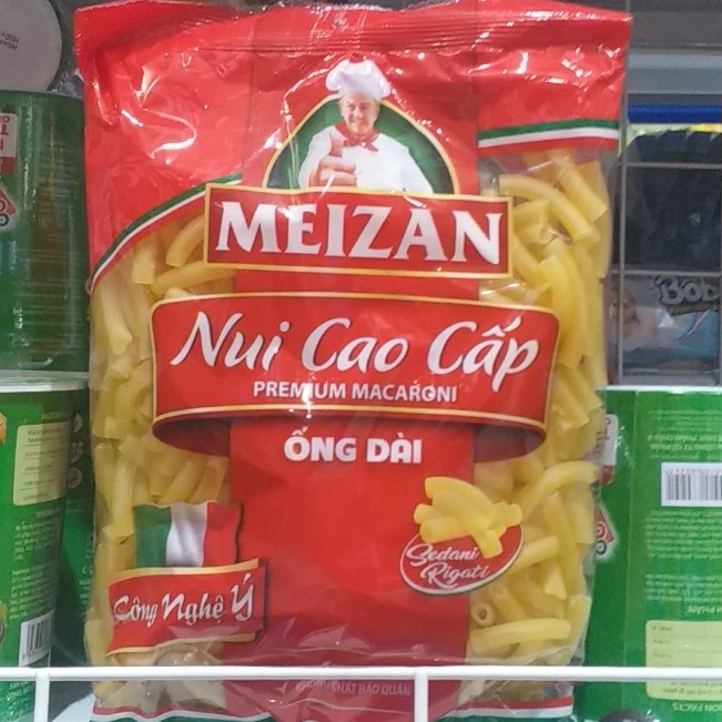 Nui ống cao cấp Meizan gói 400g/200g