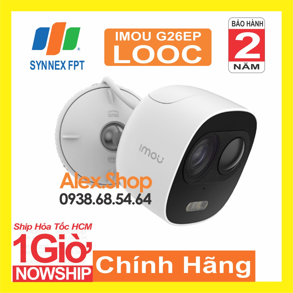 [Chính Hãng Nguyên Seal] Camera Imou LOOC C26EP IP Ngoài Trời/Trong Nhà Có Đèn Phân Phối Chính Thức FPT