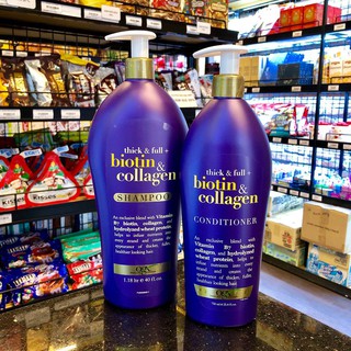 Dầu gội OGX Biotin & collagen 750ml có vòi [VITAMIN HOUSE]