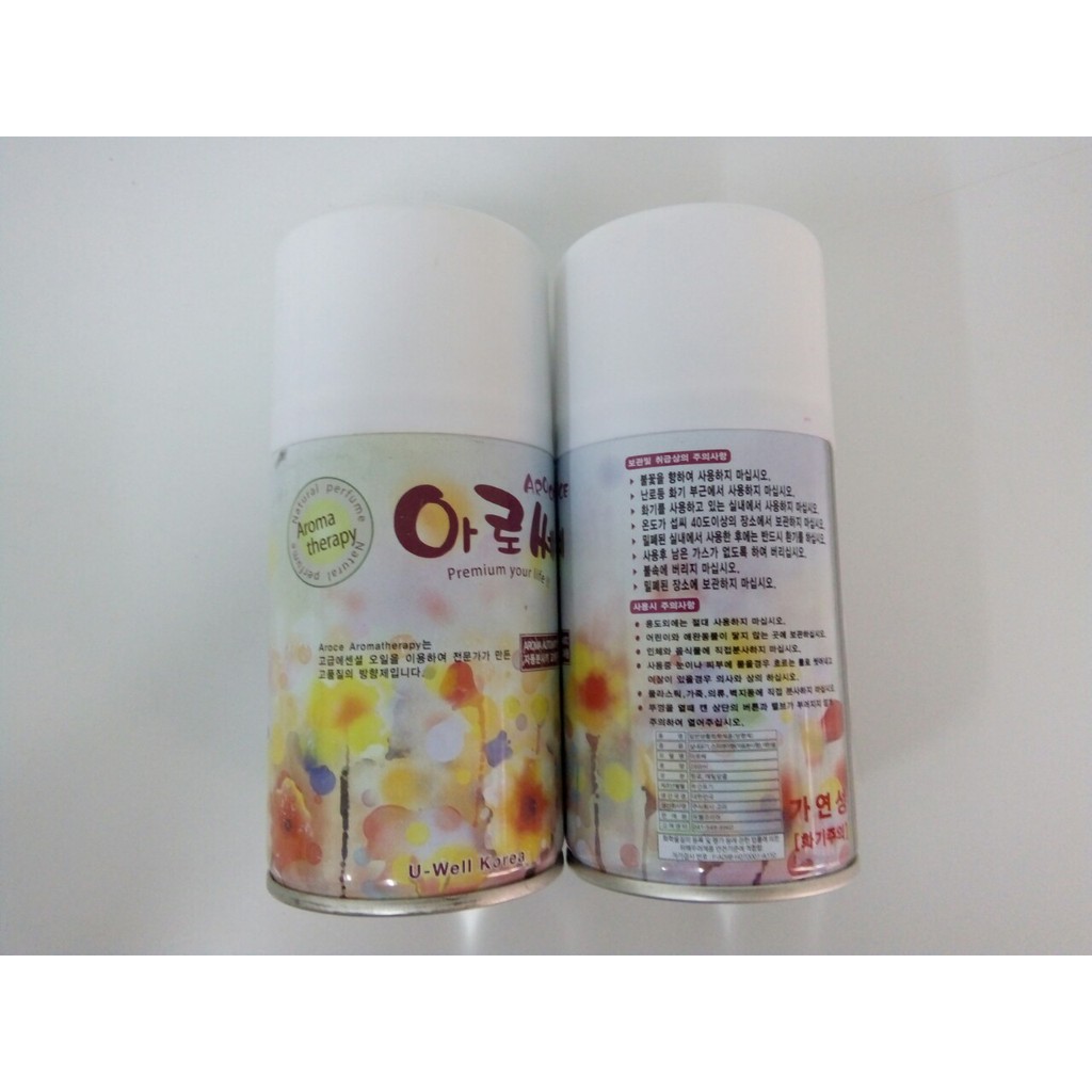 Combo 2 bình nước hoa xịt phòng Hàn Quốc Sử dụng tinh dầu thơm tự nhiên Aroma