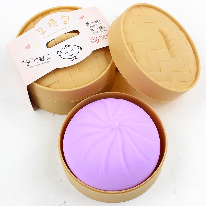 Đồ chơi Squishy Mochi dễ thương,mềm bánh bao chân thực mềm mịn giảm stress co dãn đàn hồi ngộ nghĩnh giải tỏa căng thẳng