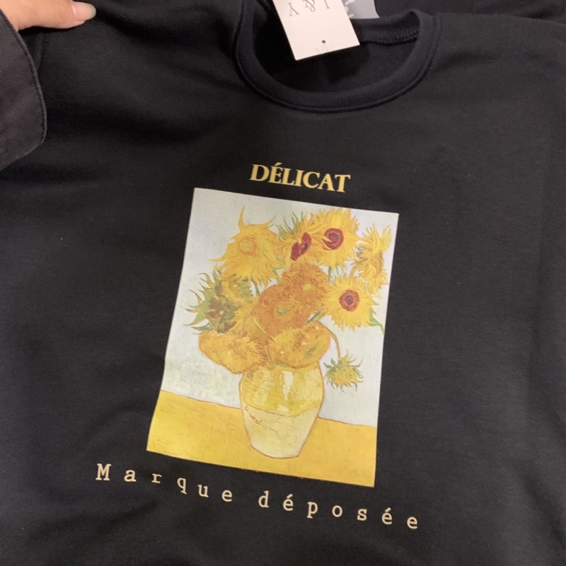 Áo sweater Hoa hướng dương vàng Vincent VanGogh