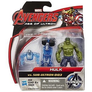 Mô Hình Avengers - Huk và Sub Ultron 003 B1484/B0423(vỏ hơi cũ)