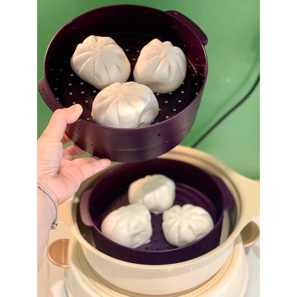 Xửng hấp 3 Tầng Steam It Màu Tím