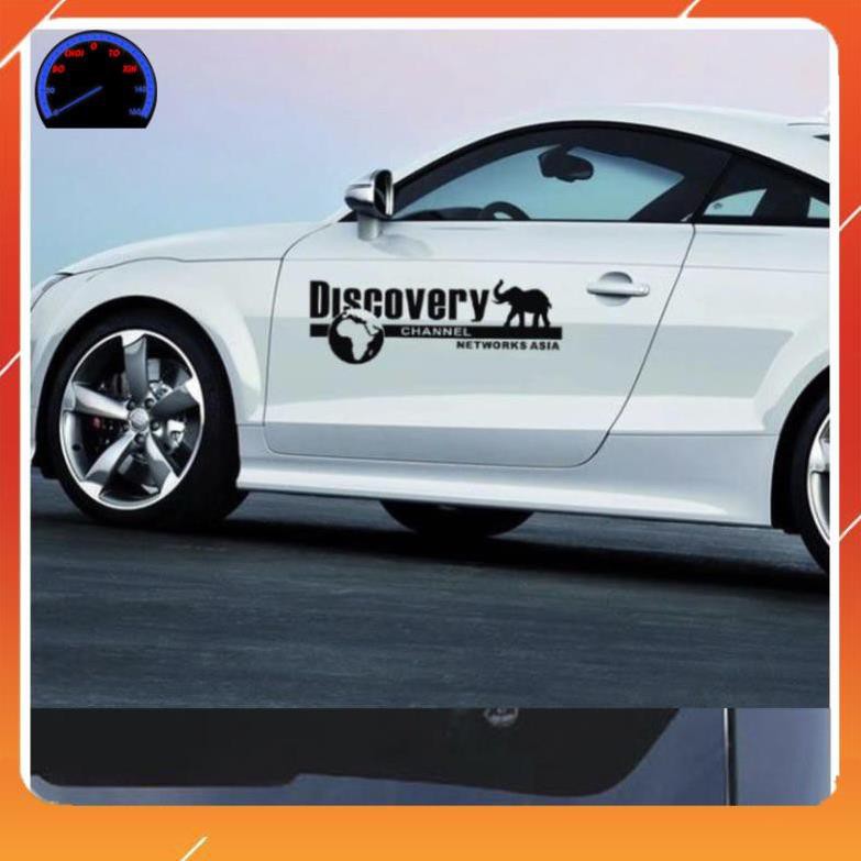 ⚡️FREESHIP TỪ 50K - TOÀN QUỐC⚡️Tem Dán Decal Phản Quang DISCOVERY CHANNEL Phong Cách Kèm Dụng Cụ Dán Tiện Lợi