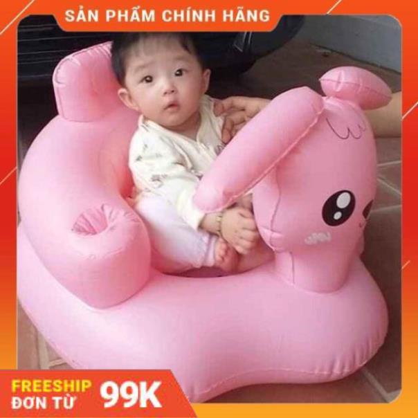 [Hàng Hot]  Ghế hơi tập ngồi hình thú ngộ nghĩnh có tặng kèm 2 miếng dán