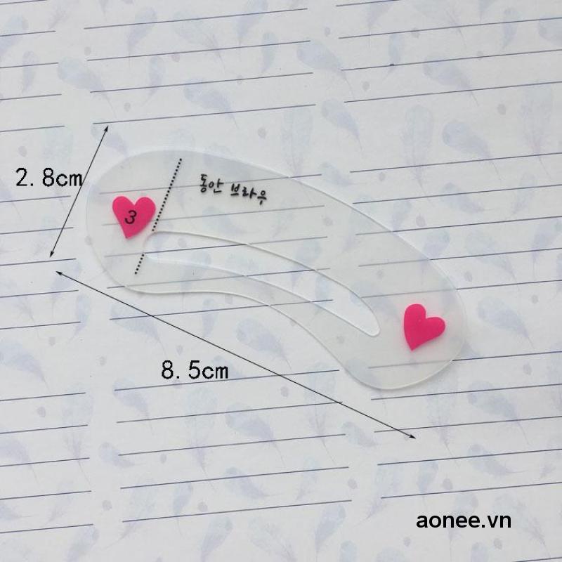 ✨✨Set 3 thẻ khuôn vẽ lông mày tiện dụng