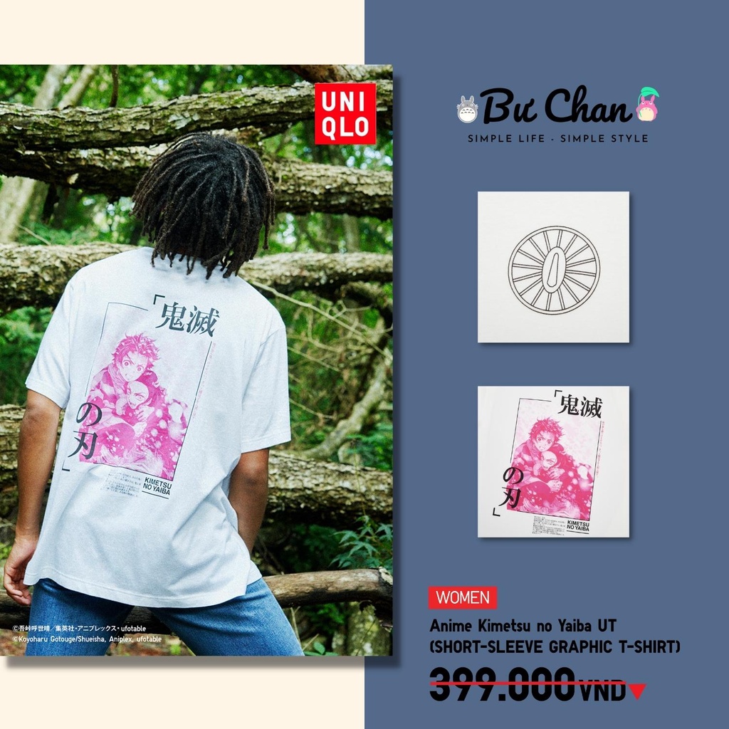 Áo thun UT Nam/Nữ Kimetsu No Yaiba x Demon Slayer ❤️ (UNIQLO Nhật Chính Hãng)