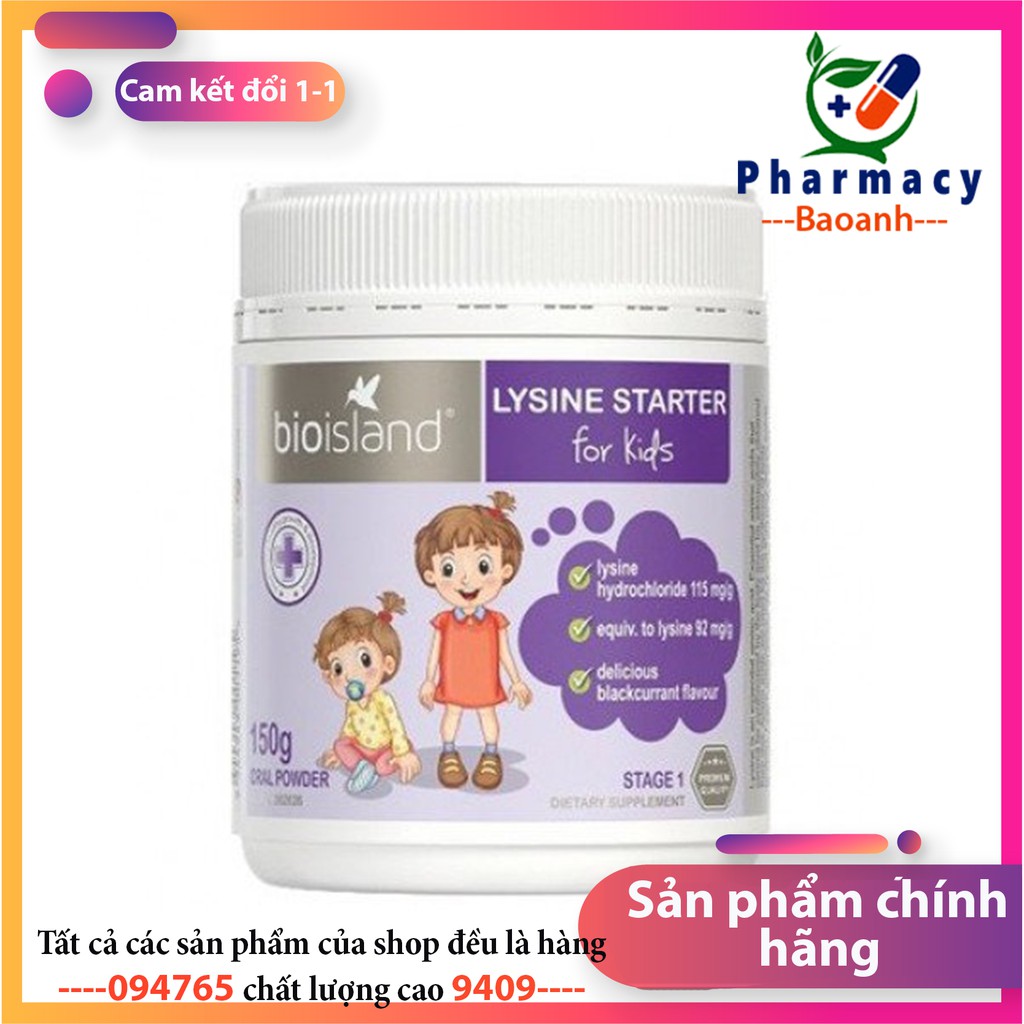 Viên uống tăng chiều cao Bio Island Lysine của Úc giúp tăng chiều cao, tăng chuyển hóa cho trẻ - Giúp bé ăn ngon hơn