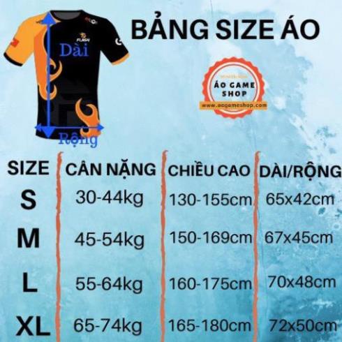 HOT - Áo Đấu Liên Quân TEAM FLASH mới /gia tốt nhất