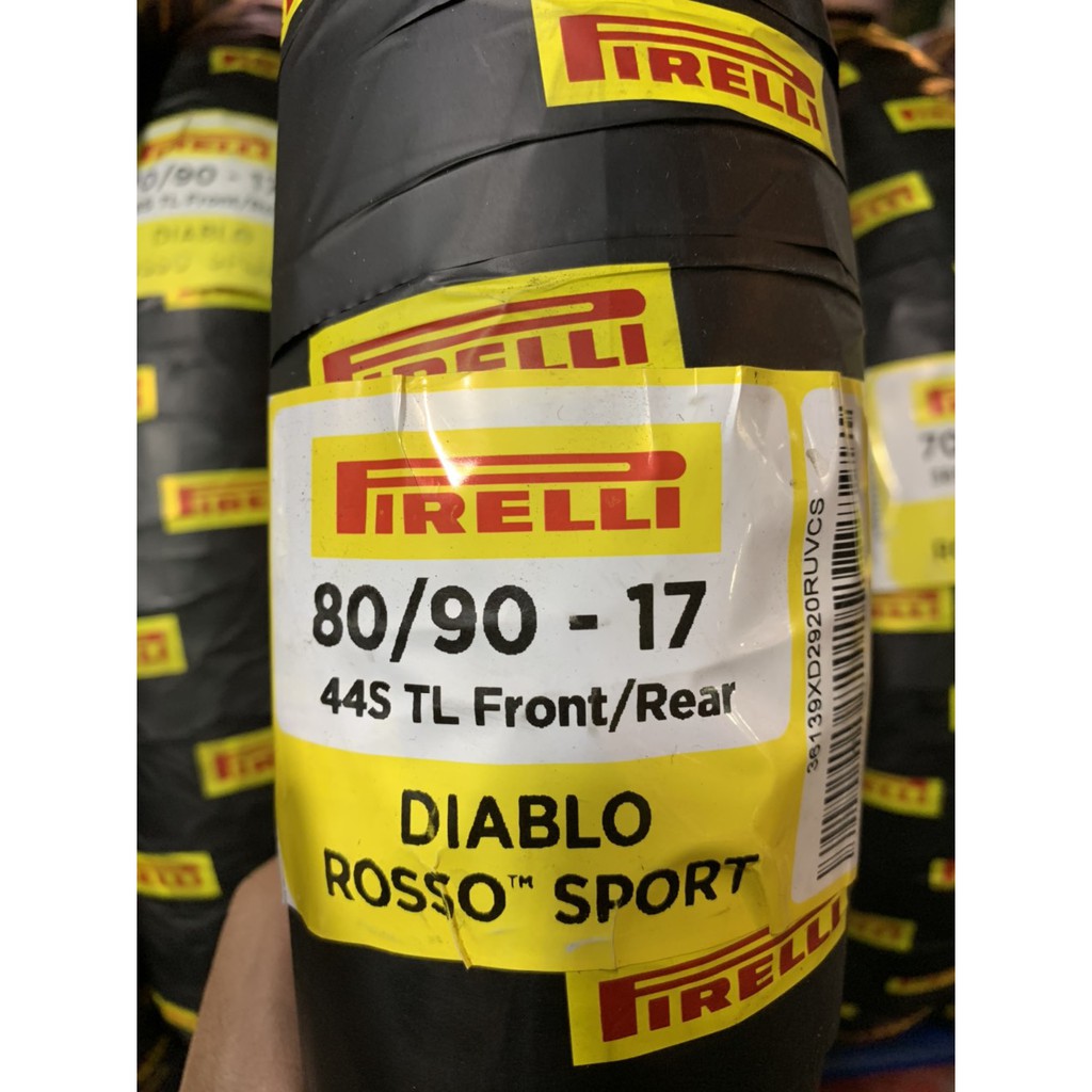 Vỏ Pirelli 120/70-17 Diablo Rosso Sport và các size vỏ khác cùng gai Rosso Sport