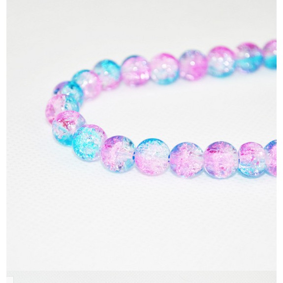 Set 60-20 hạt xâu chuỗi tròn 4/ 6 /8 /10MM dùng làm trang sức thời trang