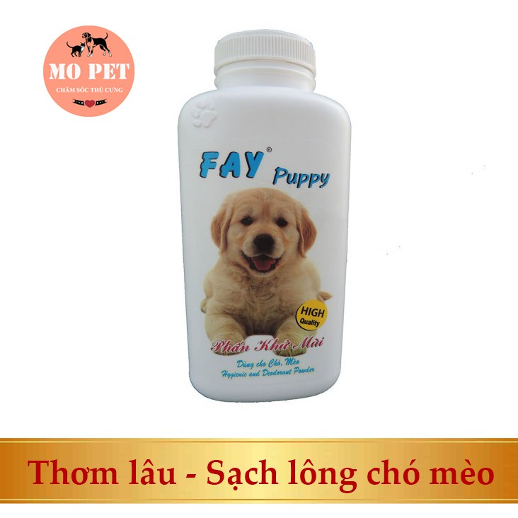 Phấn Tắm Khô FAY Khử Mùi Diệt Khuẩn Cho Chó MÈO 120gram