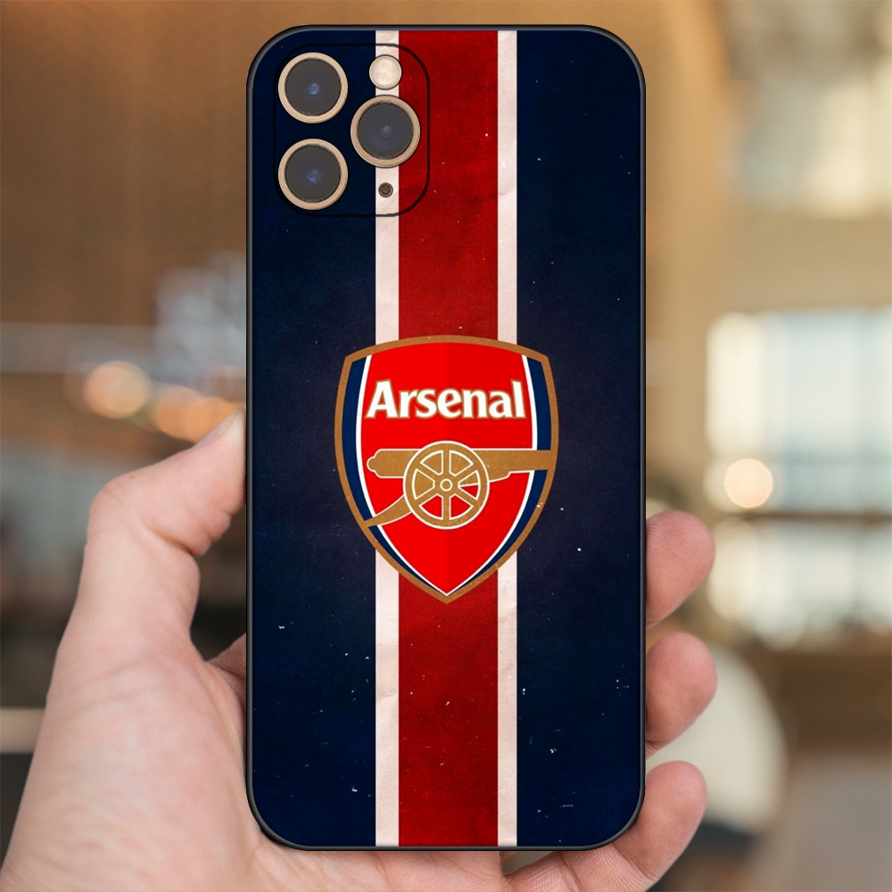 Ốp lưng iPhone 11 Pro dẻo đen cạnh vuông in hình Arsenal FC