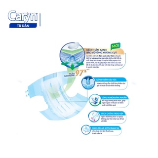 Combo 5 TÃ DÁN CARYN bỉm người lớn Cho Mẹ Sau Sinh,Lõi bông mềm thấm hút mỏng nhẹ,bề mặt khô thoáng