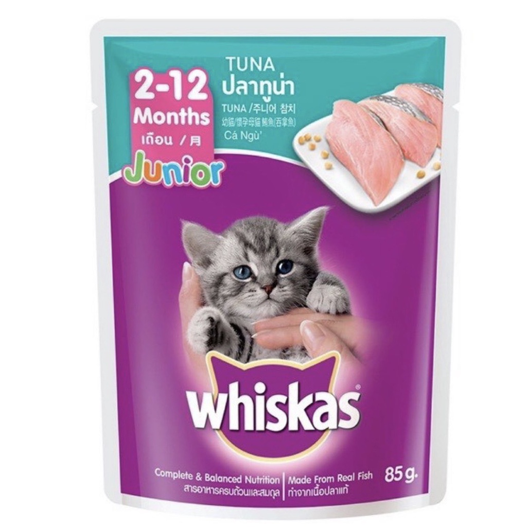 Pate mèo whiskas 85g - Pate cho mèo con và mèo trưởng thành