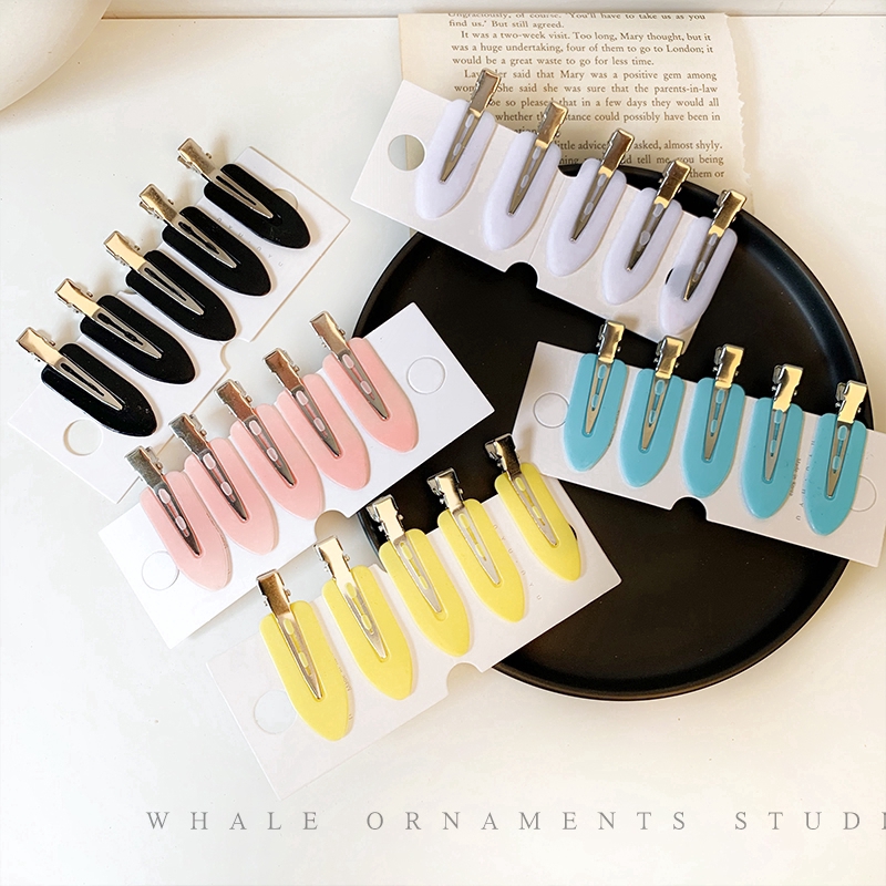 [Hàng mới về] 4 Kẹp tóc thời trang Hàn thích hợp cho nữ vệ sinh khuôn mặt