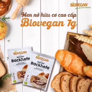 Men nở hữu cơ cao cấp Biovegan 7g Men làm bánh .