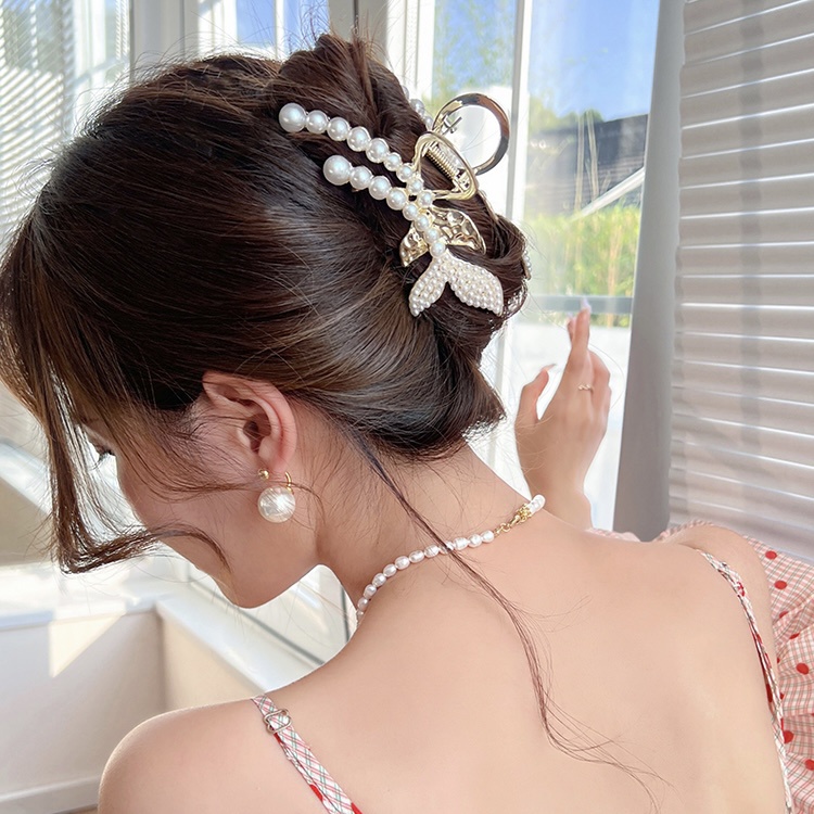 iF YOU Kẹp Tóc Đuôi Cá Phong Cách Hàn Quốc Cổ Điển Thời Trang Cho Nữ