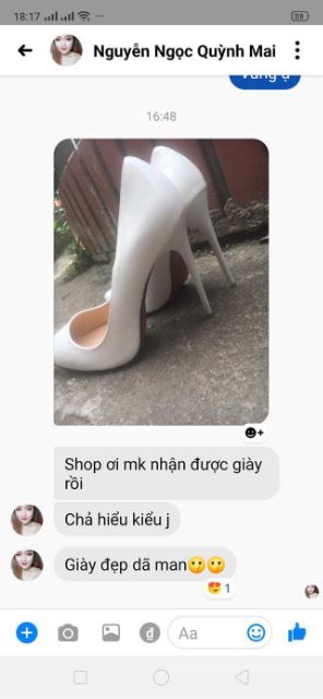 Cao gót đế đỏ màu trắng bóng  mũi nhọn 9-10-11-12p | BigBuy360 - bigbuy360.vn