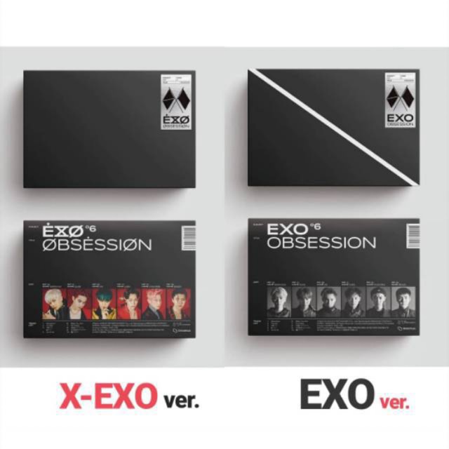 [QUÀ ORDER] Album ảnh poster EXO OBSESSION (ảnh, tranh, card EXO)