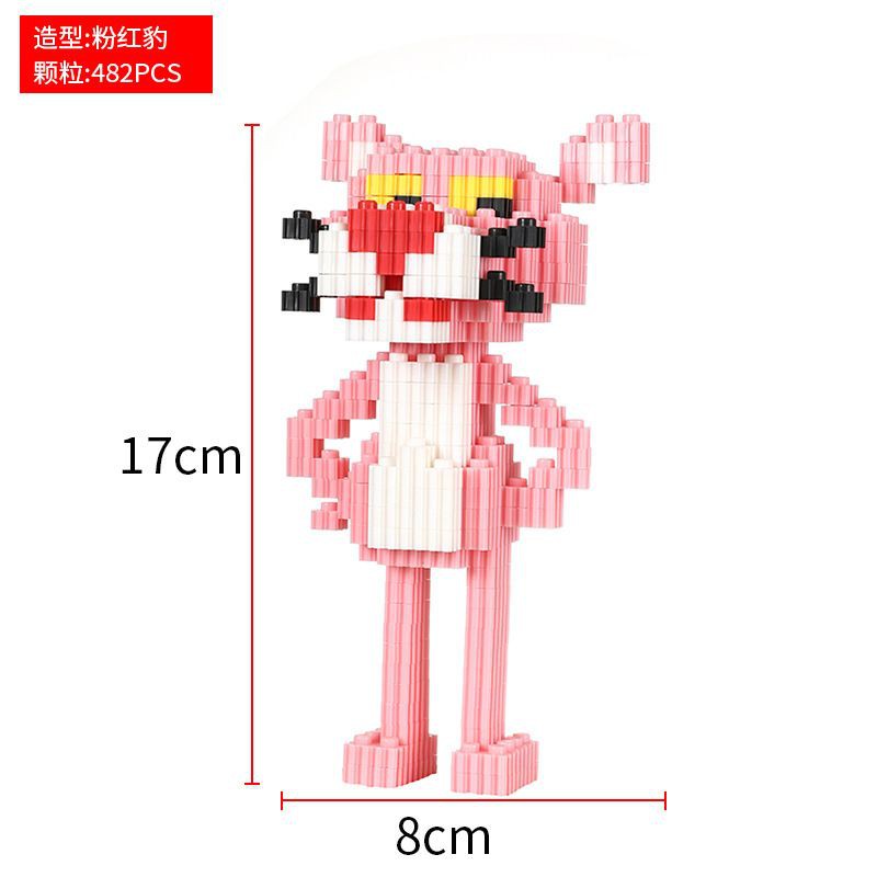 Mô hình lắp ghép Báo Hồng 3D - size M (17cmx8cm)