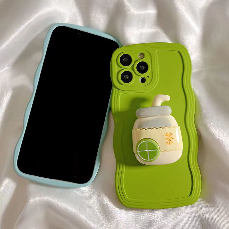 Ốp Điện Thoại Họa Tiết Dễ Thương Chống Sốc Kèm Giá Đỡ Cho IPhone 6 6S 7 8 Plus SE 2020 X XR XS Max 11 12 13 14 Pro Max Plus