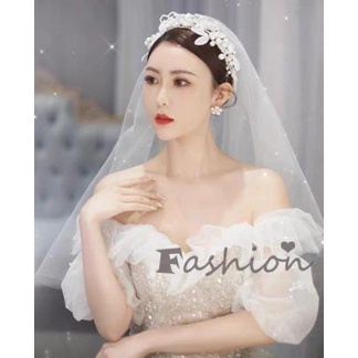 Vương Miện Đội Đầu Đính Đá Sang Trọng Cho Cô Dâu