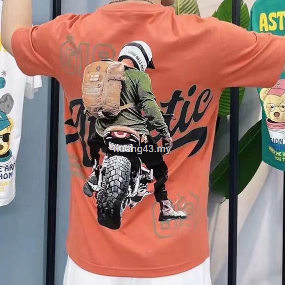 Áo Thun NgắN Tay In HìNh Xe ĐạP Cho Nam Size S-3Xl