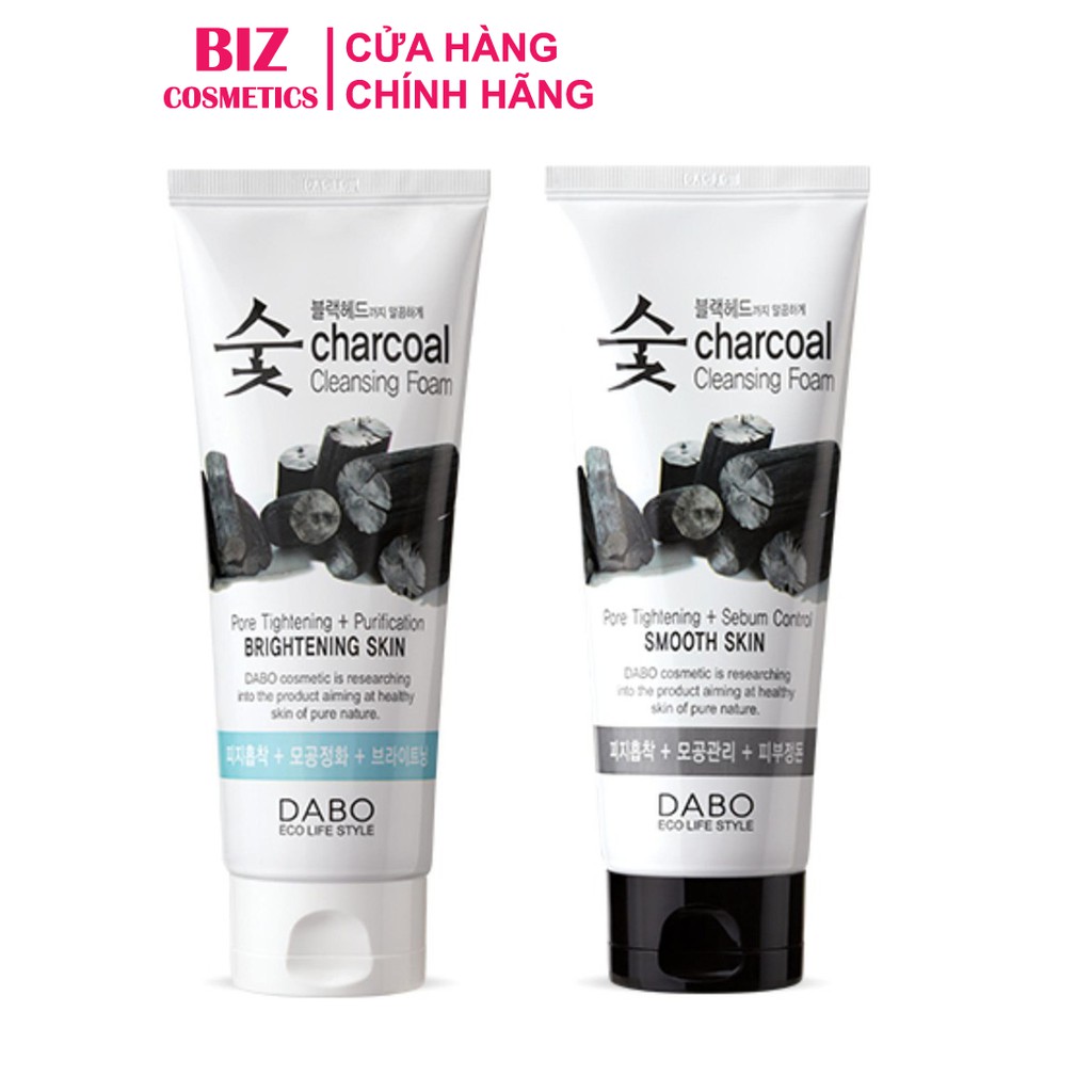 Sữa rửa mặt than hoạt tính cao cấp Dabo Charcoal 60ml