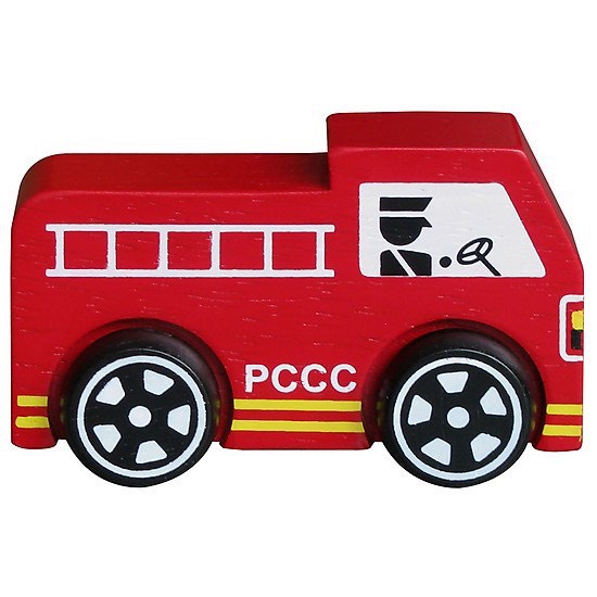 Mô hình xe gỗ của Winwintoys - xe bus, cảnh sát, cứu hỏa, cứu thương, xe đua