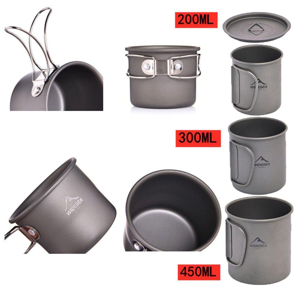 MUVAKO Giá Đỡ Tách Trà / Cà Phê Bằng Titan Nhiều Kích Cỡ Tiện Dụng Mang Theo Du Lịch