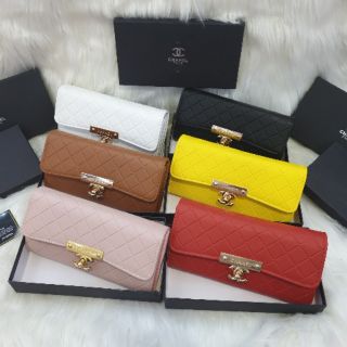 Ví chữ x size 20 ô trám da trơn fullbox