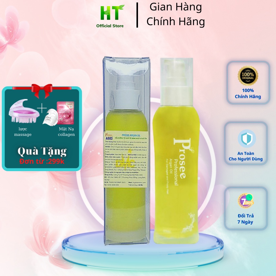 Tinh dầu dưỡng Argan Oil - AE03 - 80ml bổ sung vitamin A,E phục hồi từ bên trong
