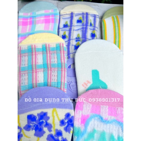 Set 10 đôi vớ lười có hình dễ thương