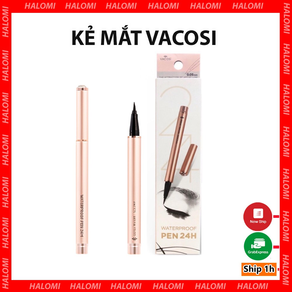 Bút Kẻ Mắt Nước Lâu Trôi Vacosi 24H Waterproof Pen 2g