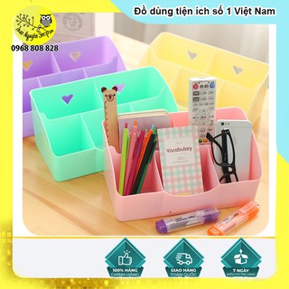Kệ để bàn đựng đồ / Kê nhựa đựng mỹ phẩm 5 ô