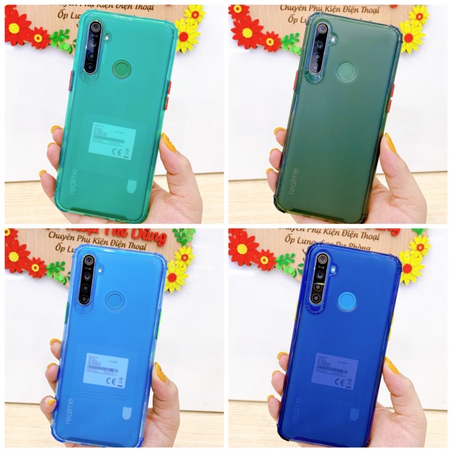 Ốp lưng Realme 5 / 5i / 5S / 6i dẻo màu trong suốt dễ thương