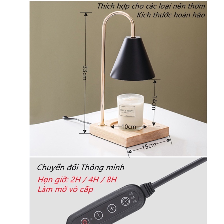 Đèn đốt nến thơm đèn bàn,Sáp thơm phòng,Đèn phòng ngủ,Candle warmer lamp
