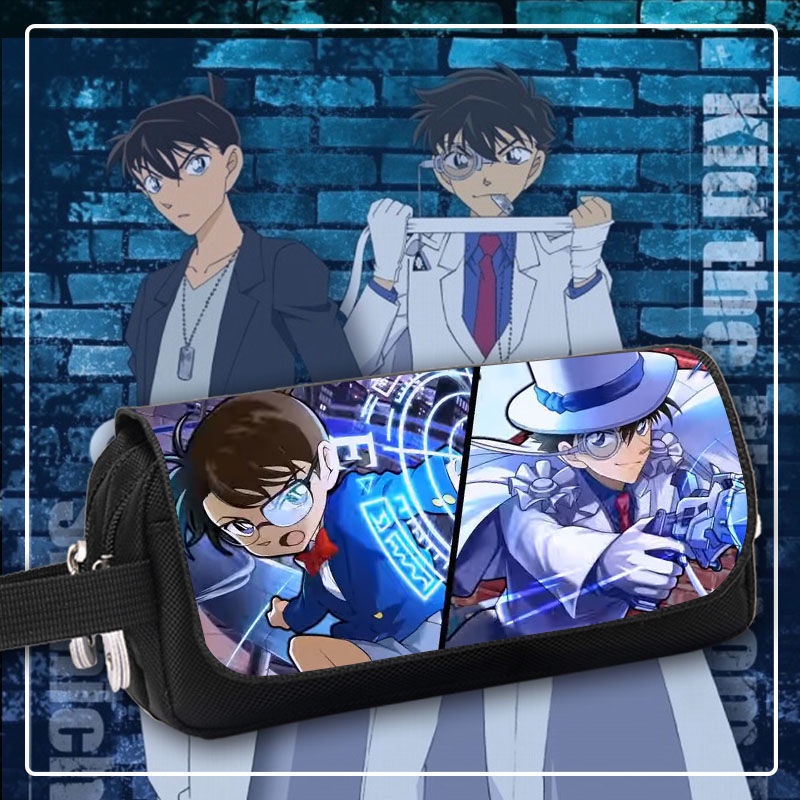 Một Túi Đựng Bút Cho Trẻ Em Có Khớp Nối Mới conan Xung Quanh Bé Trai Gái cry of ma Shinichi Chung kidd Xiaoli Merchandise Đồ Văn Hóa Lớn990724
