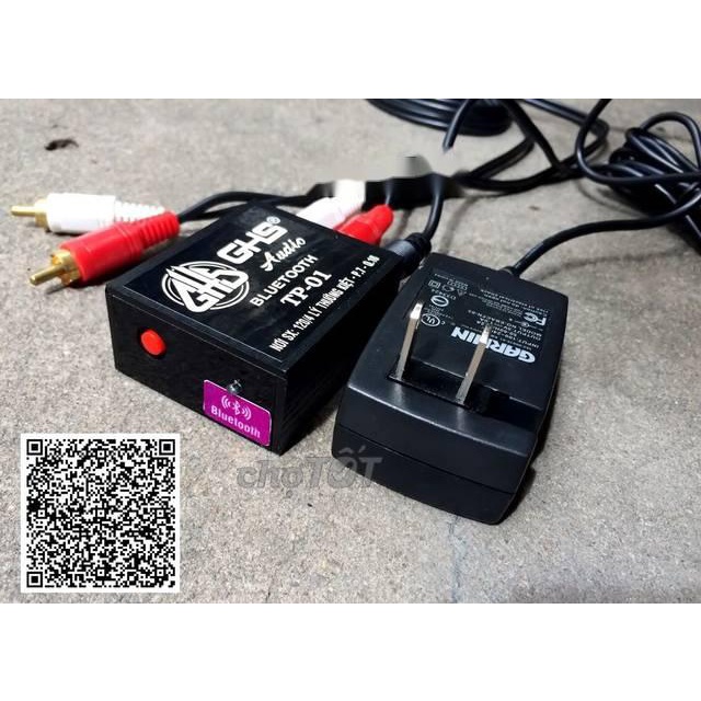 Bộ thu Bluetooth GHS TP-01, kết nối Điện thoại và dàn âm thanh Bluetooth 4.0, Xa 30 mét