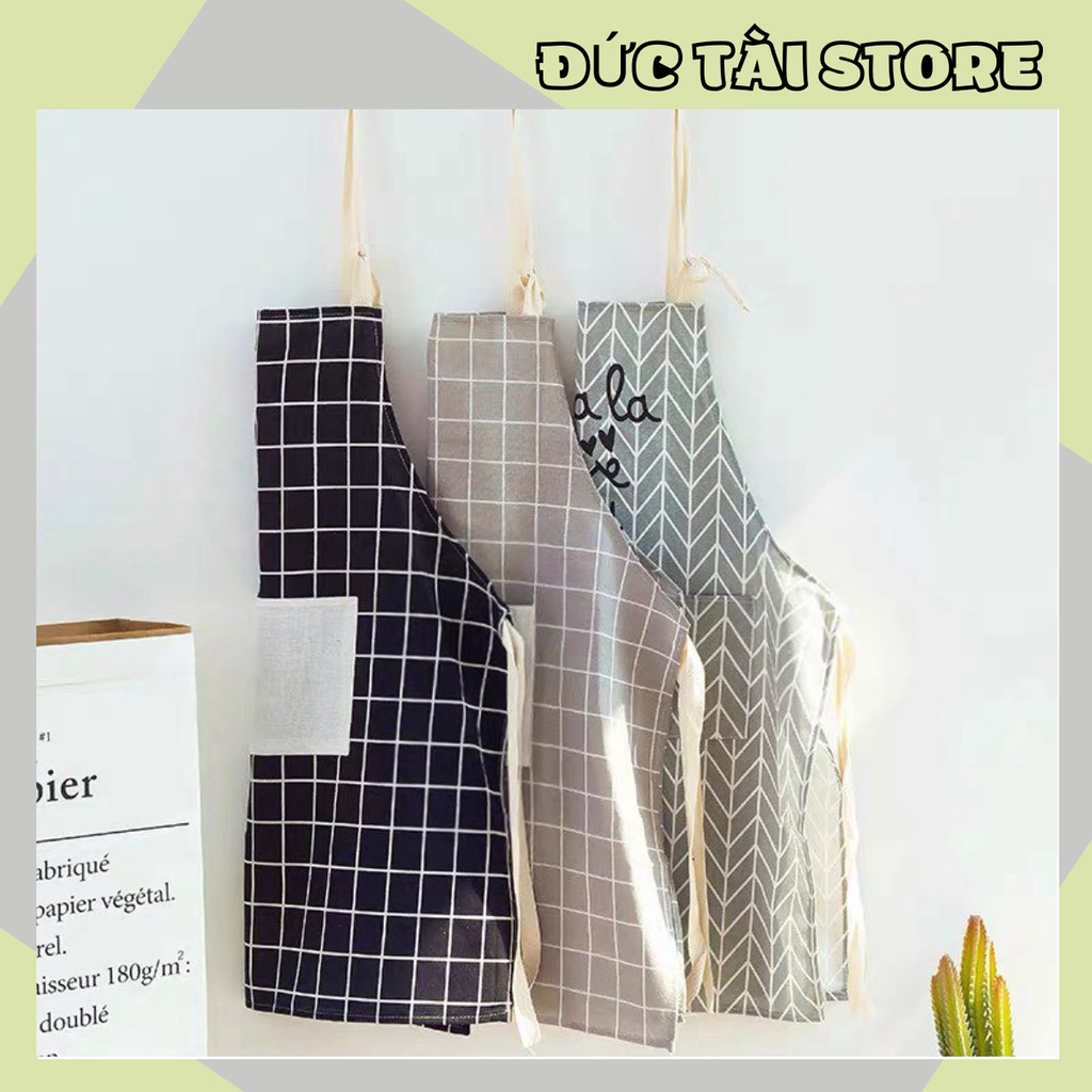 ❌Siêu Rẻ ❌ Tạp Dề Vải May Decor Hàn Quốc 88208 Đức Tài Store