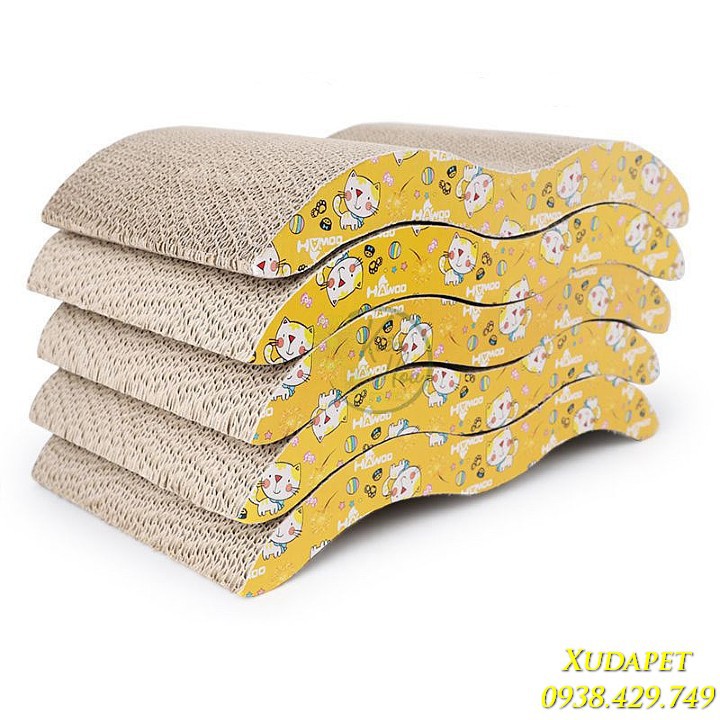 [GIÁ RẺ VÔ ĐỊCH] BÀN CÀO MÓNG CHO MÈO HÌNH CONG XUDAPET - XDP01BCM