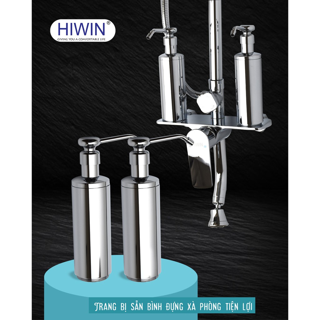 Vòi hoa sen đa năng tích hợp 3 đầu vòi Hiwin KF-122 cao cấp