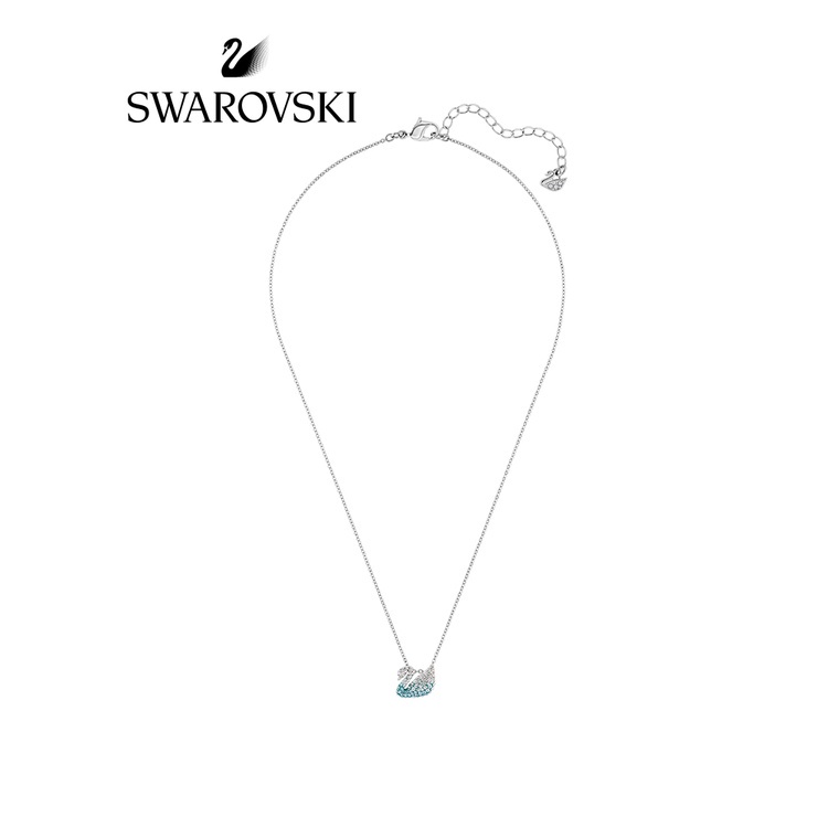 FREE SHIP Dây Chuyền Nữ Swarovski ICONIC SWAN Thiên nga xanh nhỏ Necklace Crystal FASHION cá tính Trang sức trang sức đeo THỜI TRANG