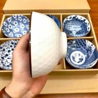 Bộ Bát Đĩa Sứ Nhật Bản Cao Cấp
