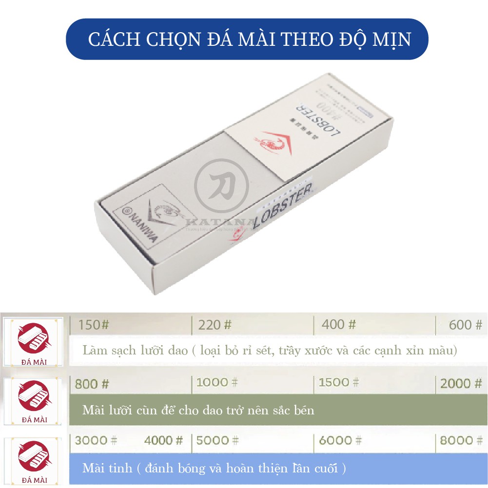 Đá mài phá Naniwa #400 ( cỡ vừa) - NAV 400