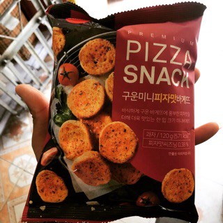 Snack bánh mì bơ tỏi & pizza hàn quốc 120g