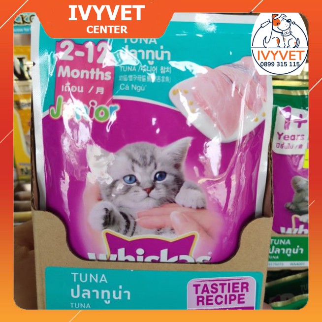 Thức ăn cho mèo - Pate mèo con Whiskas 24 gói