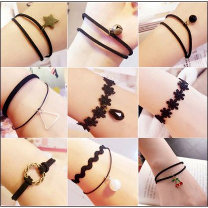 Vòng tay choker thiết kế thời trang độc đáo(mẫu tùy phát) dây chuyền quà tặng xinh xắn dễ thương